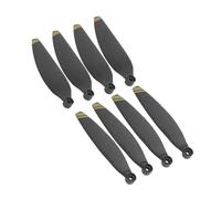 Generic Propellers Blade High Strength Light Weight Accessory for Mini, Black with Gold Edge, 8 Pcs + Screwdriver, Easy Replacement for Professional Pilots (Black gold edge)