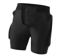 Generic Protective Padded Shorts for Skating Skiing Snowboarding, 3D Impact-proof Hip Guard for Extreme Sports, Comfortable Black Nylon Fabric, S/M/L/XL for Men Women Youth (S)