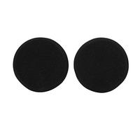 Generic Protein Leather Ear Pads Memory Foam Cushions for GRADO SR60 SR80 SR225 M1 M2 Headphones Enhance Bass Black Size 7.8x7.8x1.9cm 2pcs