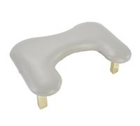 Generic PU Leather U Shape Arm Rest, Nail Art Accessories, Nail Hand Rest, Nail Arm Rest Stand for Salons, Gray