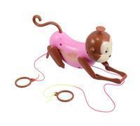 Generic Pull String Monkey Interactive Montessori Sensory Game for Development Portable and Engaging Fun for Enhances Hand Eye Coordination and Imagination for Family Play