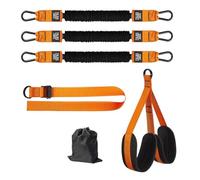 Generic Pull Up Assistance Bands Assisted Heavy Duty Resistance Band for Pull Up Bar Adjustable Weight Size with Fabric Feet Knee Rest Heavy Duty Resistance Assist for Gym Workout