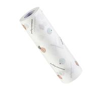 Generic Pulp Nonwoven Water Absorbing Cloth Roll for Kitchen Bathroom Furniture, 50 Sheets, Hygienic and for Household (Thickened Geometric)