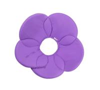 Generic Purple Flower Elizabethan Collar Prevents Scratching and Biting Protective Pet Neck Circle Made of Soft Polyester and Sponge for Dogs and Cats after Operation or Injuries