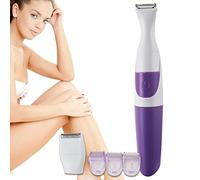 Generic Purple Women Electric Hair Trimmer Clipper for Bikini Line Washable Hair Removal Tool for Women Trimming, Ideal for Fine Area Treatment, Made of ABS, 6.6 X 0.8in