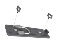 Generic Push-Up Board Ab Wheel, Portable Abdominal Training Device 4 in 1 with Bands for Home Gym (Black)