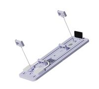 Generic Push-Up Board Ab Wheel, Portable Abdominal Training Device 4 in 1 with Bands for Home Gym (Purple)