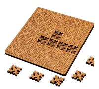 Generic Puzzle General Wooden Fractal Tray Puzzles with Frame, Mentally Challenging Puzzles for Children and Adults, Difficulty Level in Geometry for Children and Adults
