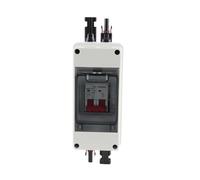 Generic PV Disconnect Switch Breaker with IP65 Distribution Box Solar Air Switch Overload Protection ABS (16A)