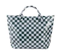 Generic PVC, Ideal Shoulder Bag for Picnics, Holidays, Studies and The Gym, Green White