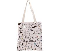 Generic PYOUL Birds Lover Gift Birds of The Pacific Northwest Tote Bag Birds Fan Handbag Bird Watching Lover Gift Types Of Birds Gift (Birds of The Pacific Tote)