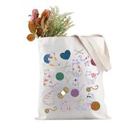 Generic PYOUL Crochet and Cats Tote Bag Funny Crochet Cat Tote Bag Gift Crocheter Gift Cat Lover Gift Crochet Lover Gift (crochet and cats tote EU)