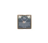 Generic PYOUL Mother of the Bride Gift, To My Beloved Mom On My Wedding Day Necklace, Wedding Gift from Daughter, Thank You Wedding Gift for Mom (Beloved Mom On My Wedding Day N)