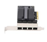 Generic Quad RJ45 Port NIC Card with Stable Transmission for Desktop Computer Workstation Server Ideal for Gaming
