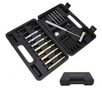 Generic Quality 21-Piece Punch Set, Robust Mechanical Installation Tools in Handy Box, Carbon Steel and Brass, Perfect for and Repair