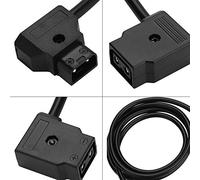 Generic Quality D Tap B Type Male Power Tap Adapter Cable Low Failure of Short-Circuit Durable Wear-Resist Housing Fit for Anton Bauer V Mount Battery Photography Black 39 Inch