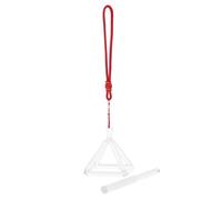 Generic Quartz Singing Pyramid Music Therapy with Striker Curative Sound Healing Ornament for Meditation Yoga Relaxation and Indoor Decoration Compact Vibrational Resonance Tool