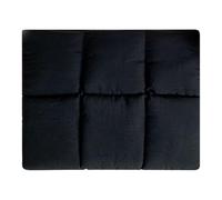 Generic Quilting Laptop Inner Bag Magnetic Closure Puffy Protective Tablet Storage Case (Black)