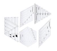 Generic Quiltlines and Templates Sylinjal 31 × 17 × 3 5st Ruler Quilting Templates Transparent Sewing Cutting Craft Manual Do-it-yourself Tools