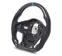 Generic Racing Carbon Fiber Steering Wheel, Nappa Perforated Leather with Blue Stitching for GR Supra A90 J29 2020-2024, 1 X Item for Enhanced Driving Experience
