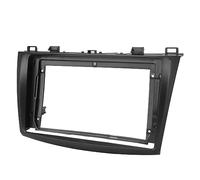 Generic Radio -face Panel, Plug and Play ABS Plastic Seamless Dashboard Fascia Black for Car -Adjustment