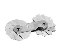 Generic Radius Fillet Gauge Stainless Steel Precision Convex and Concave Radius Measuring Tool for Die Makers and Machinists Measuring R0.3 to 100MM (R15-25MM)