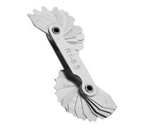 Generic Radius Fillet Gauge Stainless Steel Precision Convex and Concave Radius Measuring Tool for Die Makers and Machinists Measuring R0.3 to 100MM (R1-6.5MM)