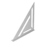Generic Rafter Square Tool, Clean Aluminum Alloy Cast Cast Multiplication High Ruler Carpenter Square Scholer 45 Degrees for Carpentry