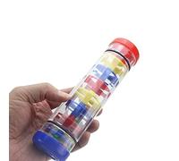 Generic Rainmaker, Simulated Sound Effect Music Education Plastic Rattle Tube for Kindergarten (2 Section)