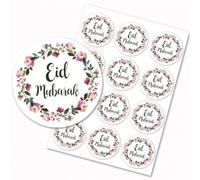 Generic Ramadan Mubarak Stickers 120pcs/10sheets Gold Islamic Calligraphy Stickers for Islamic Muslim Holiday Decoration