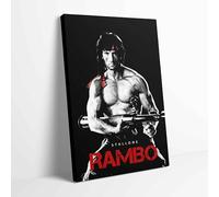 Generic Rambo Sylvester Stallone Action Movie Stretched Canvas Print Wall Art 20x30inch / 51X76cm