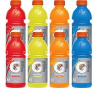 Generic Random Mixed Gatoradde G Club Pack Sports Drink 591ml - Fruit Punch, Orange, Lemon-Lime, Cool Blue (8 Mixed)