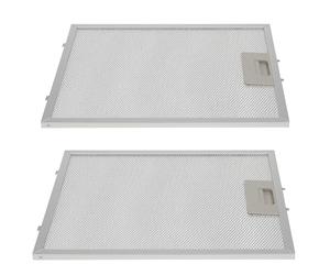 Generic Range Hood Grease Filter Metal Mesh 2Pcs Cooker Hood Vent Replacement Household Kitchen Supplies Easy Fit 260×320×9Mm