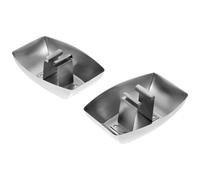 Generic Range Hood Oil Cups Lightweight Grease Catchers 2pcs Square Metal Oil Collecting Containers for Kitchen Ventilator Accessories