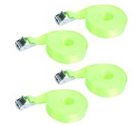 Generic Ratchet Tie Down Straps 16.4ft Heavy Duty Cargo Lashing Straps for Organizing Kayaks Canoes 4 Pcs (Fluorescent Green)