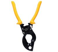 Generic Ratcheting Cable Cutters, High Carbon Steel Ratchet Scissors Gear PC Plastic Handle Cutting Tool Cable Cutter Wire Electrical for Electricians