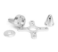 Generic RC Airplane Propeller Adapter Holder, Durable Aluminium Alloy, Enhances Motor Stability for Fixed Wing RC Aircraft, Lightweight 24g, 4 Pcs Set