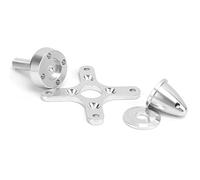 Generic RC Airplane Propeller Adapter Holder, Durable Aluminium Alloy, Enhances Motor Stability for Fixed Wing RC Aircraft, Lightweight 24g, 4 Pcs Set