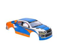 Generic RC Car Body Cover 1/10 Scale Precut Painted Modification for Pickup Truck, Amazing Design Protective Cover for Players, Lightweight Material Off-road Racing (Blue)
