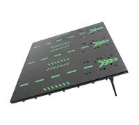 Generic RC Car Ramp Takeoff Board Stunt Playset for Various Model Sizes, Crafted From High Strength ABS, Balanced Lift Design, Great for Enhancing RC Car Experience, Beginner Friendly (Black)