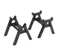 Generic RC Car Work Stand Aluminum High Strength Display Stand for 1/24 1/18 RC Car Maintenance, Easy Installation for Home Collections (Black)