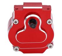 Generic RC Complete Transmission Gearbox, 24:1 CNC Aluminum Alloy, Enhanced Climbing Power, Suitable for Ascent 18 RC Car, Smoother Operation, for Improved Recovery Performance (Red)