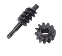 Generic RC Crawler 2T 12T Steel Differential Gear Set, Premium Upgraded Front Rear Axle Drive Gears for SCX30 1/30, Enhance Performance on Rugged Terrains