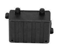 Generic RC Receiver Box Durable Plastic Protective Case for -4 and SCX10 RC Cars Black 6x4x2.8cm