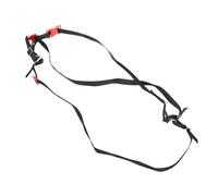 Generic RC Spare Tire Strap Kit, Easy Installation Secure Fixing RC Spare Tire Y Strap with 3 Hooks for 1/10 Cars (Black)