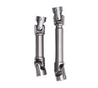 Generic RC Stainless Steel Long and Short Drive Shafts Set for Ascent-18 1/18 RC Crawler, Stable Power Transmission for Various Terrains