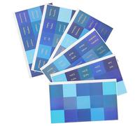 Generic Reading Page Markers Sticky Tabs, Blue Self-Adhesive Stickers, 6 Sheets, Easy to Attach for Teachers and School Students