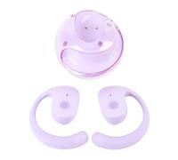 Generic Real Time Language Translator Earbuds, Active Noise Cancellation Language Translator Earbuds Online Portable Accurate Translation 3 Modes with APP for Business (Purple)