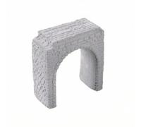 Generic Realistic Railway Tunnel Structure Plaster Gypsum Model With Ash Gray Brick Finish For Diorama Scenery And Sand Table Architecture Suitable For Layouts, style to 2