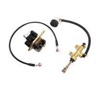 Generic Rear Brake Fit for Master Cylinder Caliper Hose Assembly Sturdy Durable Design for 200 YFS200 2003-2006 High Strength Metal 3Pcs